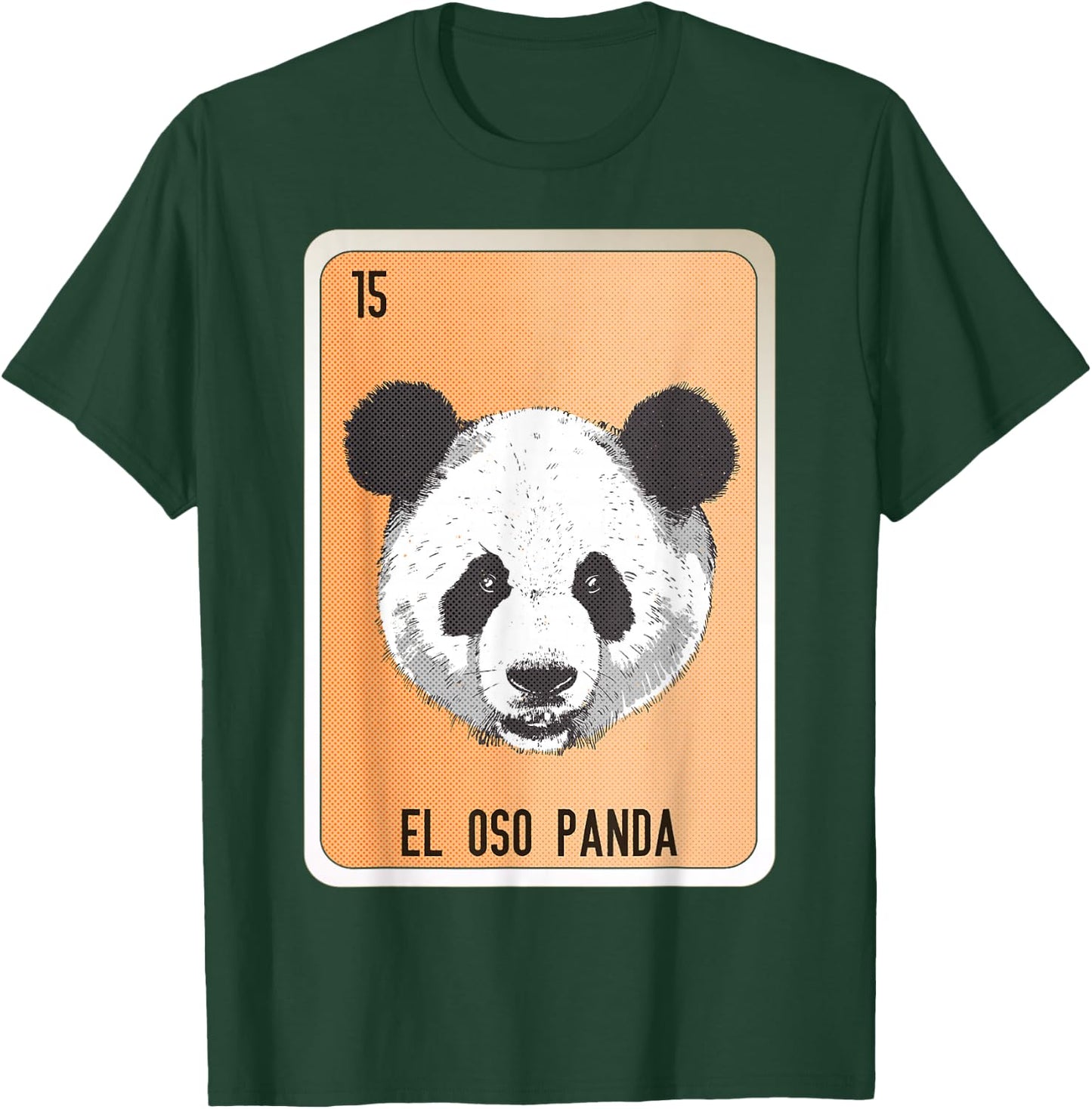 El Oso Panda Mexican Slang Chicano Bingo Cards T-Shirt - T-Shirt | Forest