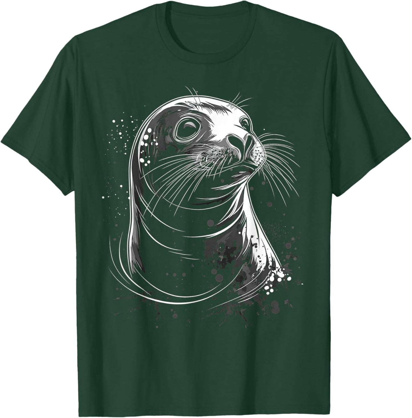 Seal Animal Graphic Artwork Seal T-Shirt - T-Shirt | Forest