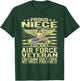 Proud Niece Of An Air Force Veteran - Freedom Isn't Free T-Shirt - T-Shirt | Forest