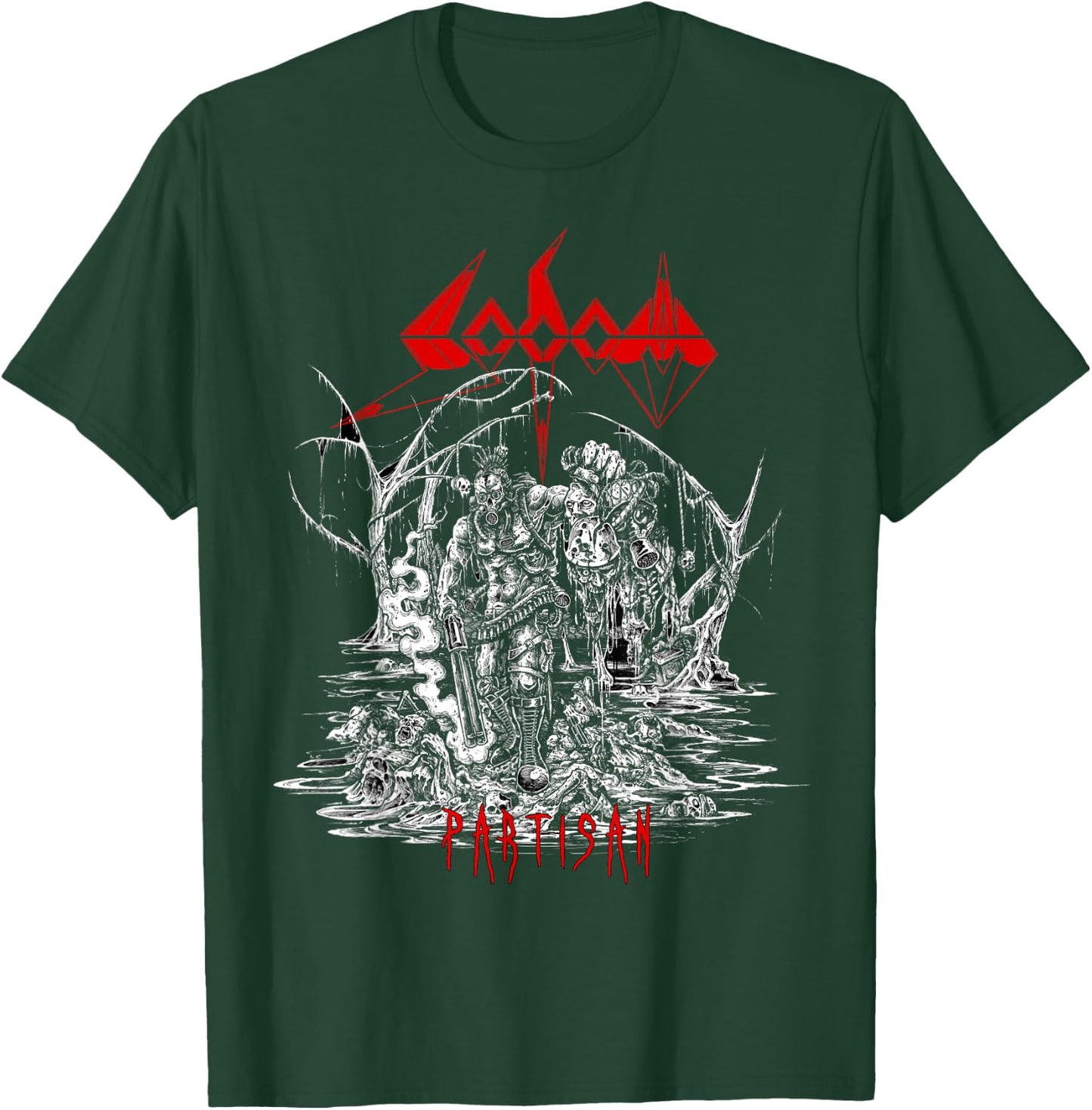 Sodom - Partisan - Official Merchandise T-Shirt - T-Shirt | Forest