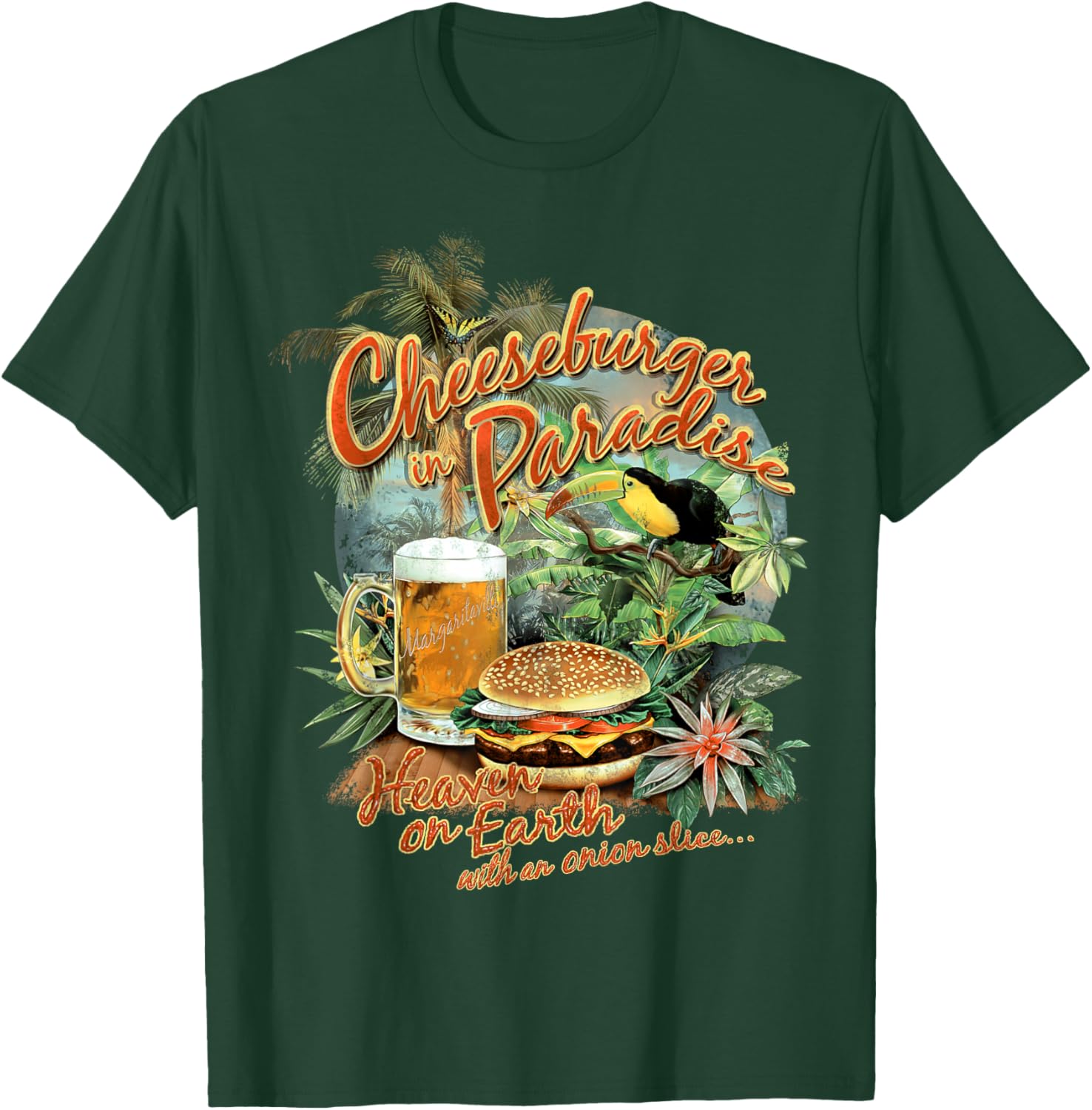 Cheeseburger in Paradise-Heaven on Earth T-Shirt - T-Shirt | Forest