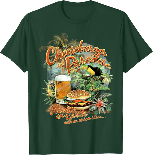 Cheeseburger in Paradise-Heaven on Earth T-Shirt - T-Shirt | Forest