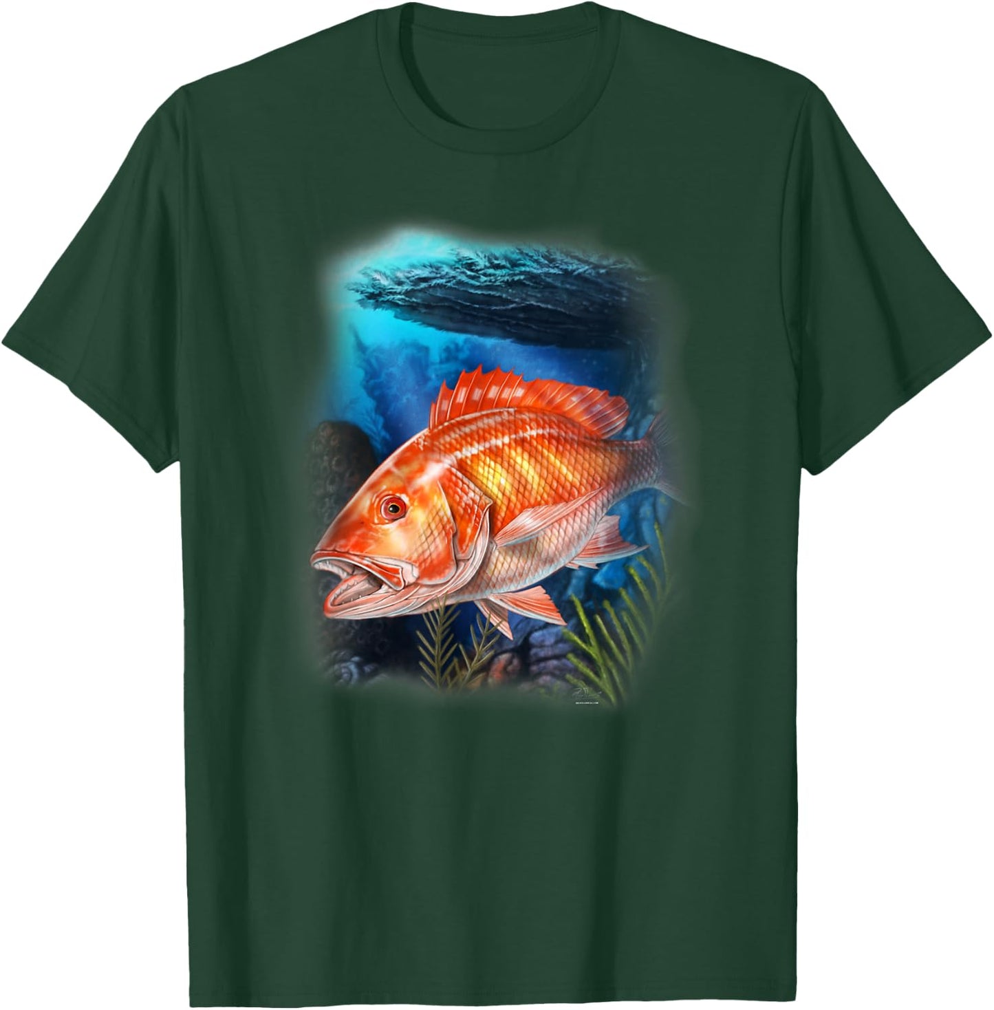Florida Red Snapper T-Shirt - T-Shirt | Forest