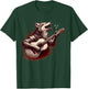 Wolf Playing Guitar Funny Rock Music Guitar Wolf T-Shirt - T-Shirt | Forest