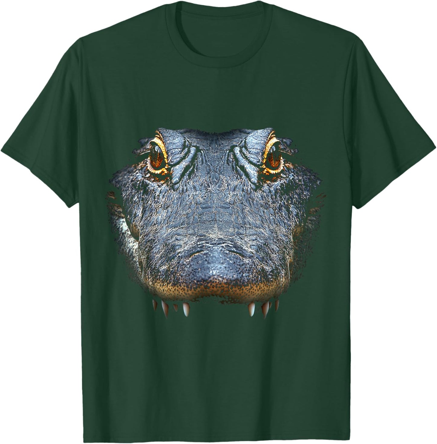 Krokodil Tier Grafik Illustration Krokodil T-Shirt - T-Shirt | Forest