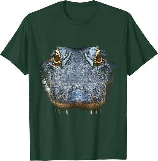 Krokodil Tier Grafik Illustration Krokodil T-Shirt - T-Shirt | Forest