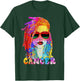 Cancer Girl Loc'd Hair Art Zodiac Birthday Black Woman T-Shirt - T-Shirt | Forest