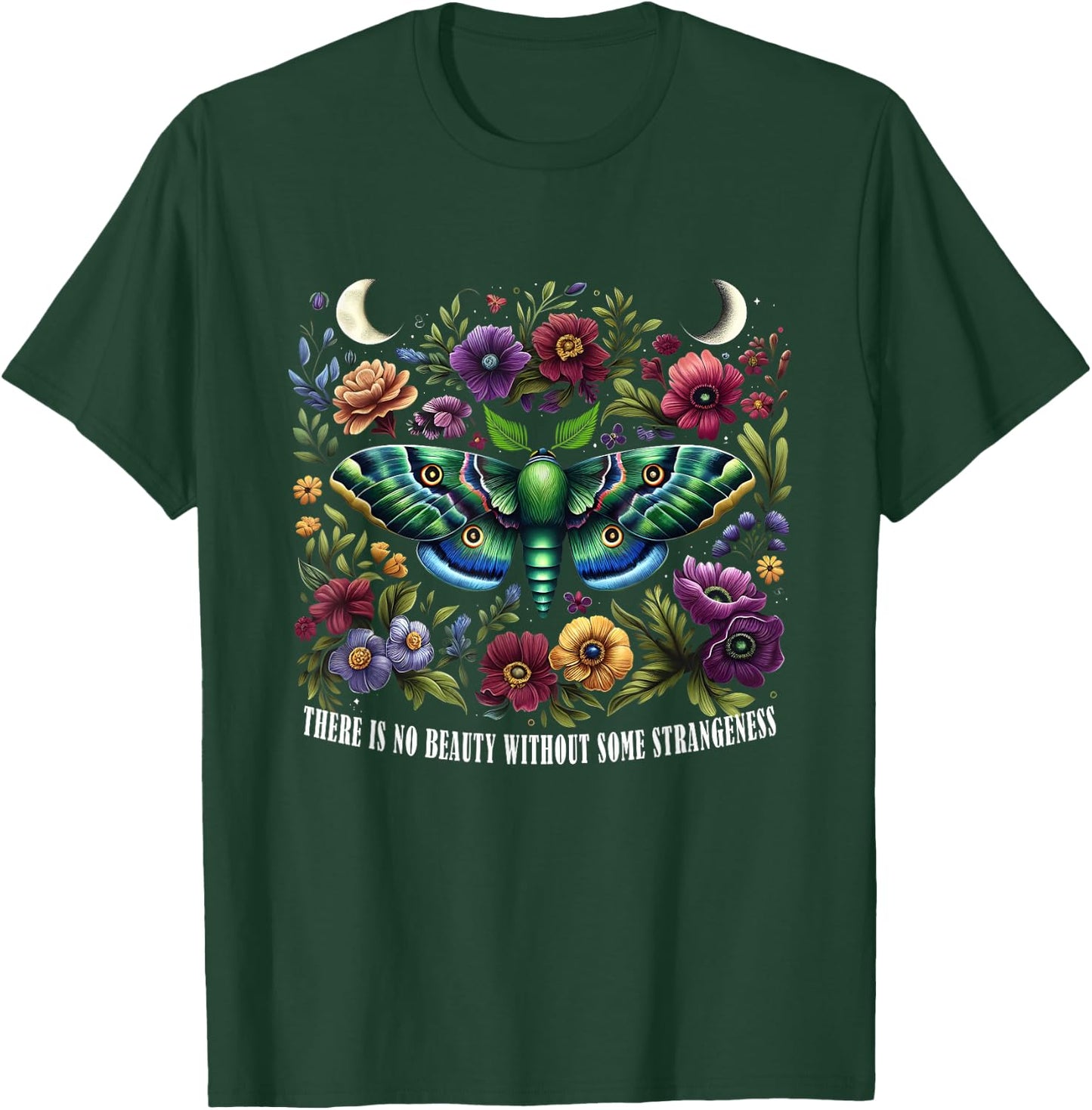 Butterfly There Is No Beauty Without Some Strangeness Woman T-Shirt - T-Shirt | Forest