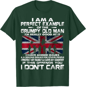 British Army Veteran Soldier Flag UK Armed Forces T-Shirt - T-Shirt | Forest