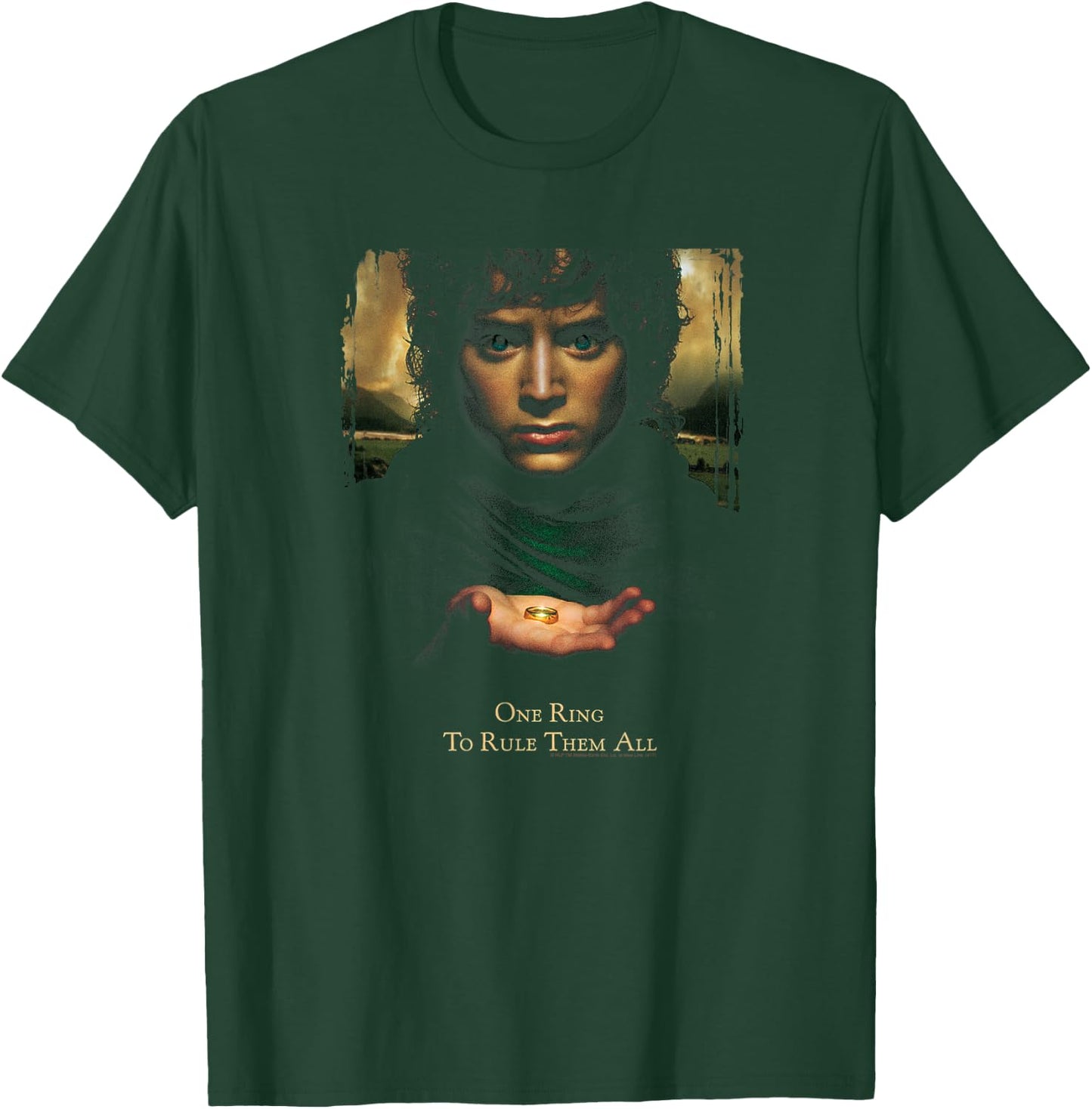 Lord of the Rings Frodo One Ring T-Shirt - T-Shirt | Forest