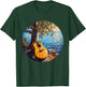 Acoustic Guitar By The Lake Guitarist T-Shirt - T-Shirt | Forest