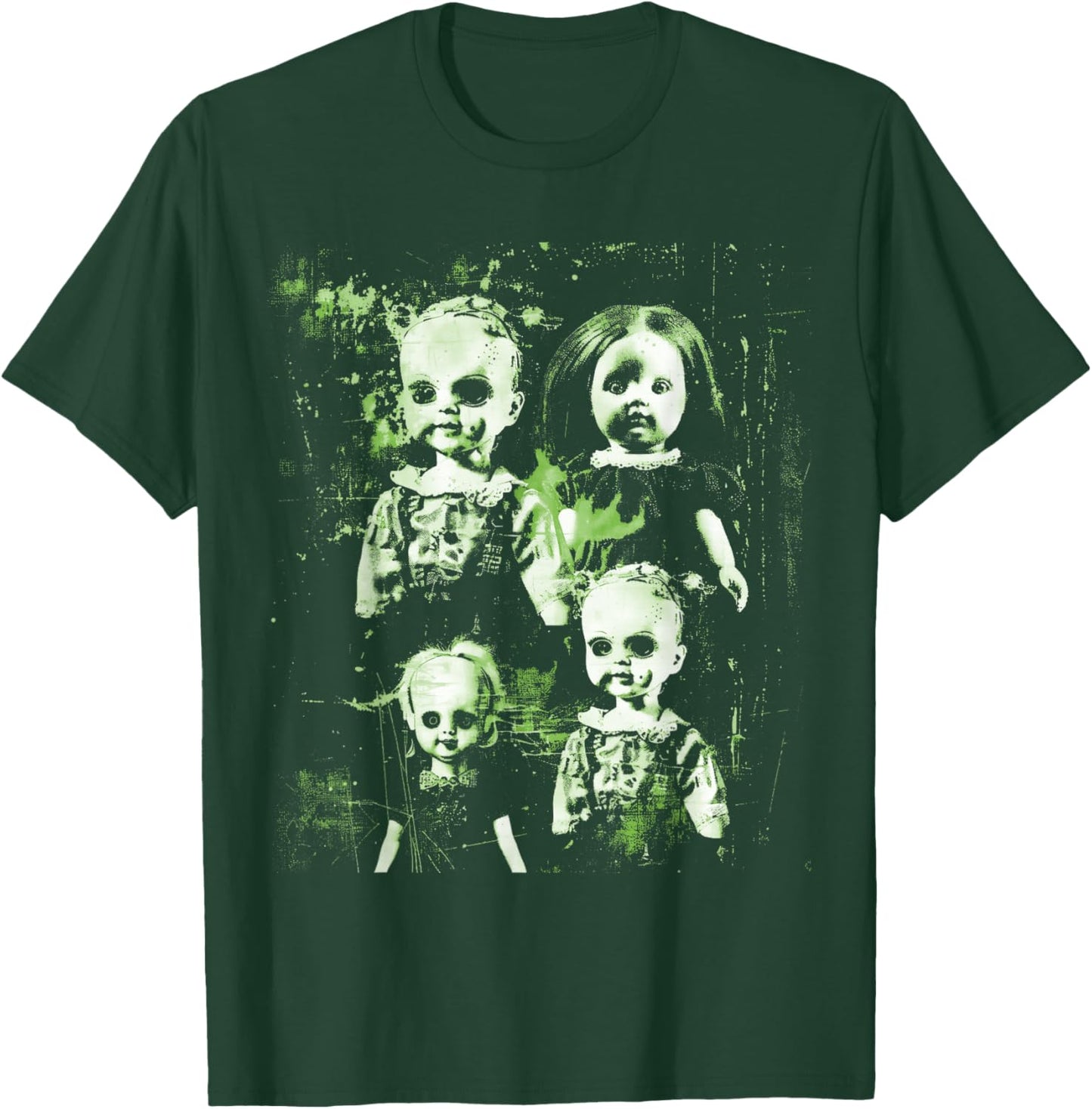 Horror Doll Creepy Cute Haunted Toy Pastel Goth Alt Scary T-Shirt - T-Shirt | Forest