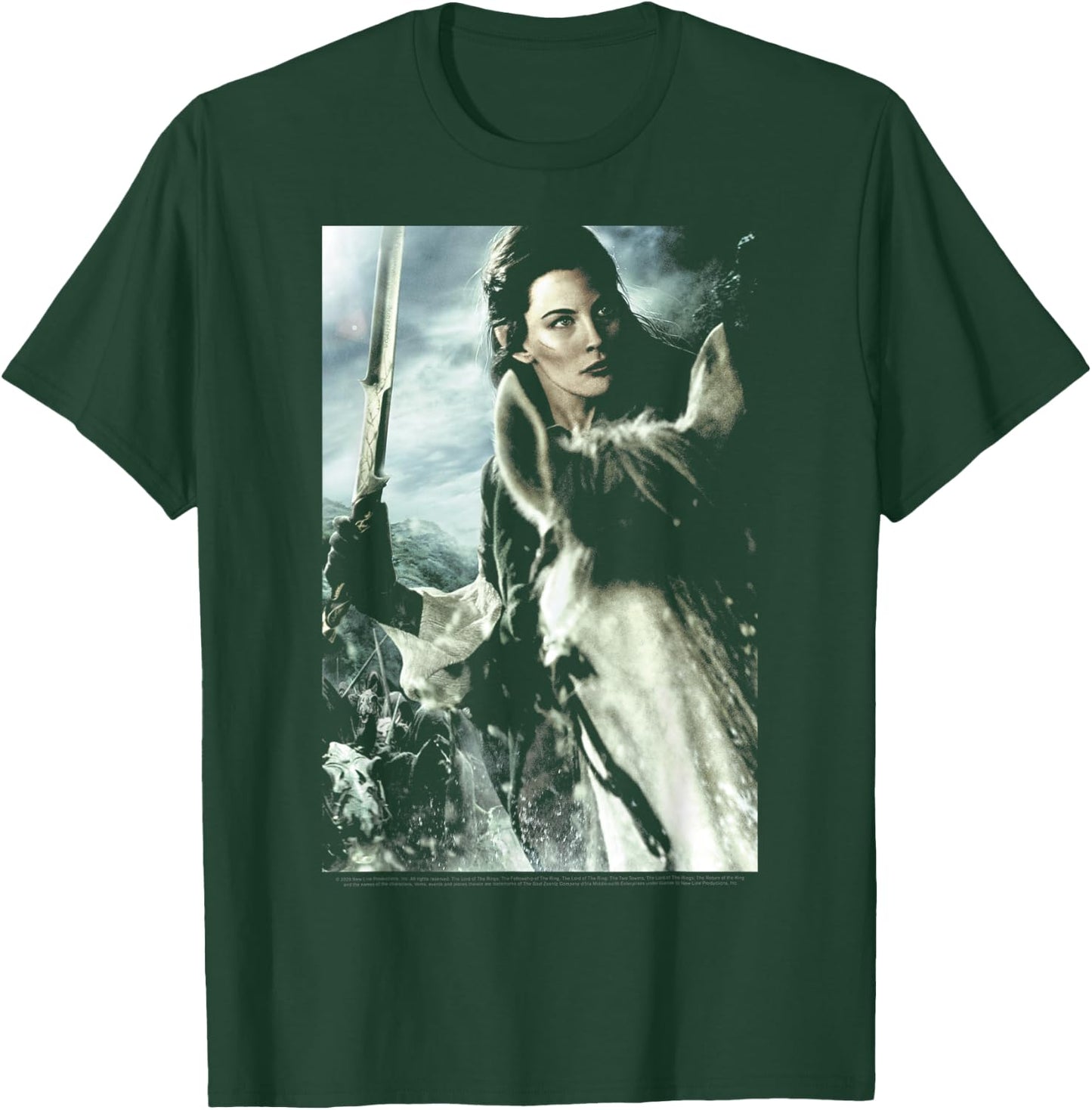 The Lord Of The Rings Arwen Poster T-Shirt - T-Shirt | Forest