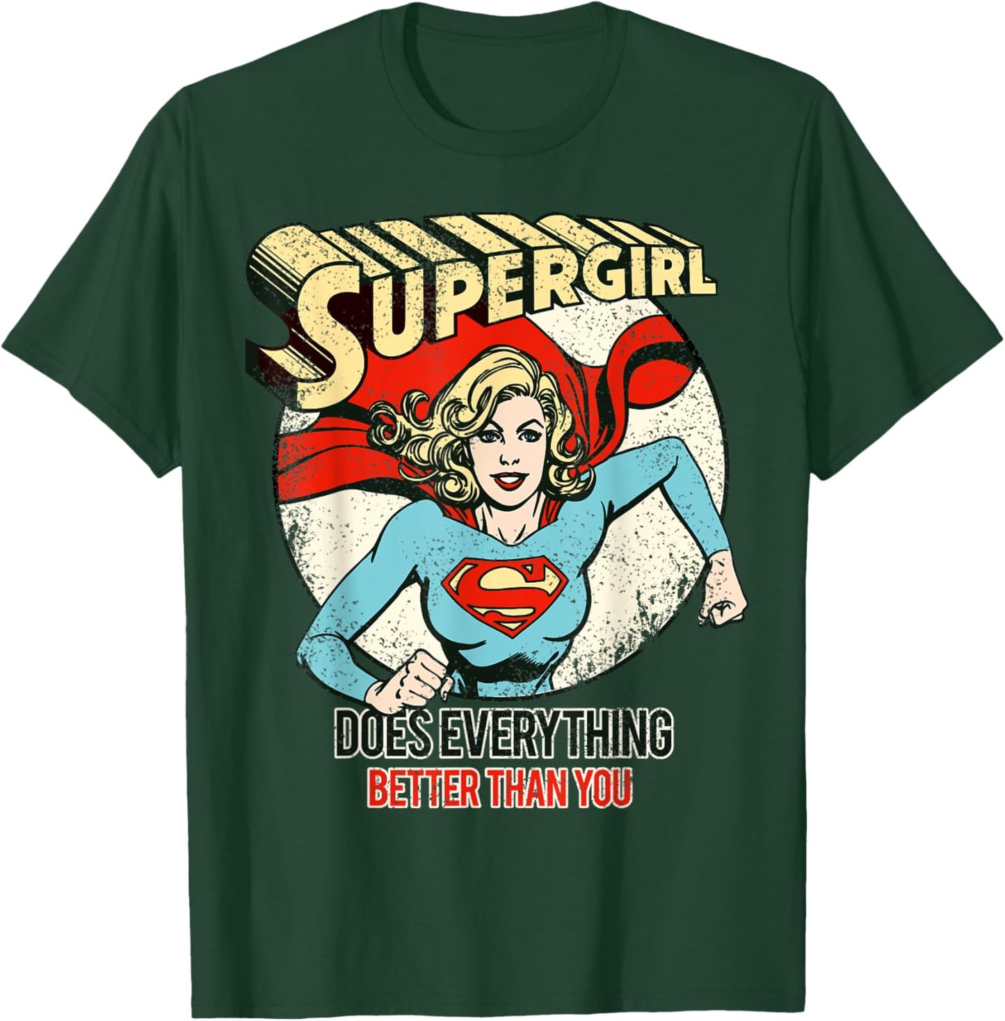 DC Supergirl Text Better Than You T-Shirt - T-Shirt | Forest