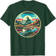 Scenic Routes Classic Van Road Trip Graphic - -Adults, Kids - Black - Small - Short Sleeve T-Shirt - T-Shirt | Forest