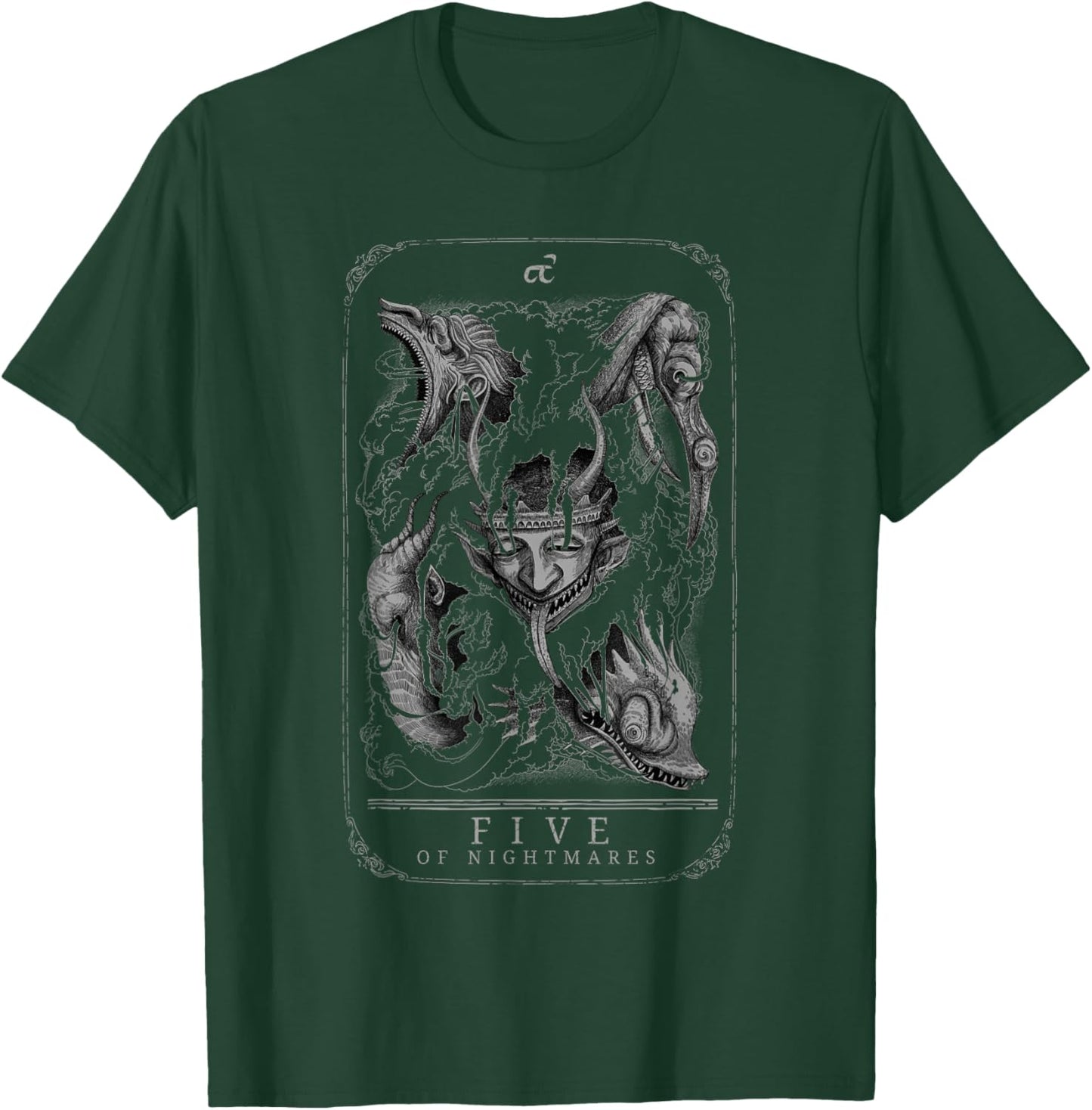 Hunt: Showdown 5th Anniversary Five of Nightmares T-Shirt - T-Shirt | Forest