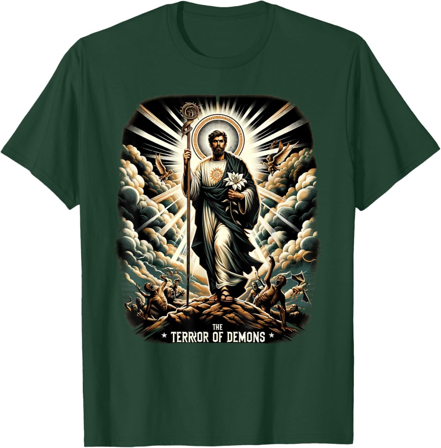 Saint Joseph Catholic Father And Worker T-Shirt - T-Shirt | Forest