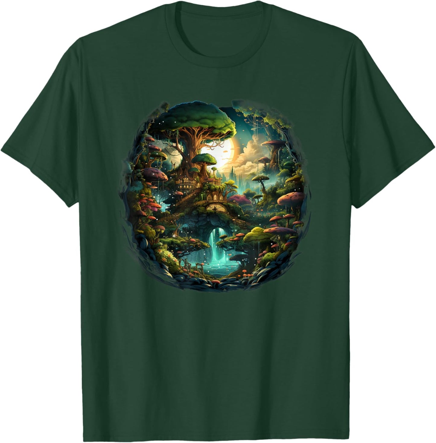Enchanted Forest of Geek and Nature T-Shirt - T-Shirt | Forest