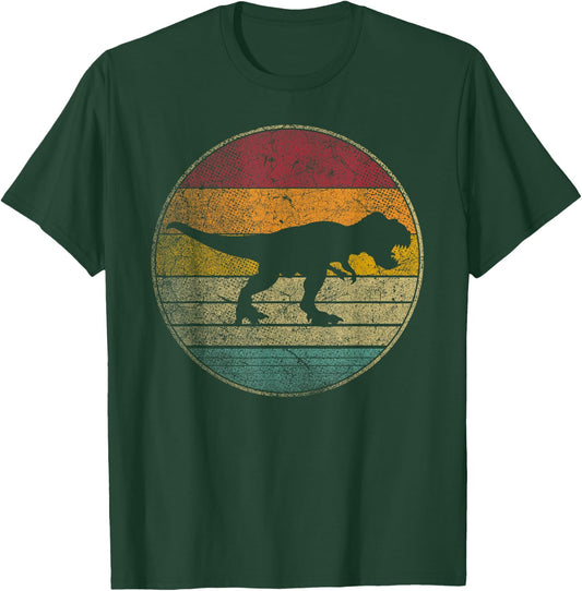 Tyrannosaurus T Rex Dinosaur Vintage Distressed Retro Style T-Shirt - T-Shirt | Forest