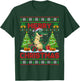 Xmas Tree Ugly Style Santa Hat Alligator Christmas T-Shirt - T-Shirt | Forest
