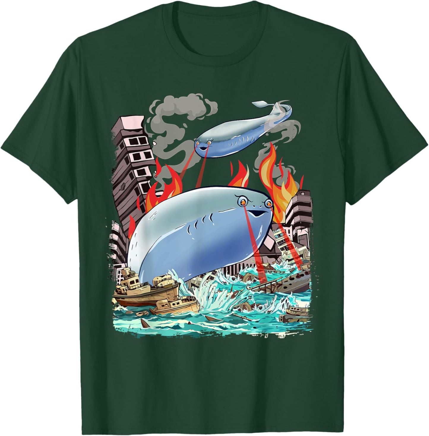 Sacabambaspis Fish Meme Kaiju Japanese Monster T-Shirt - T-Shirt | Forest