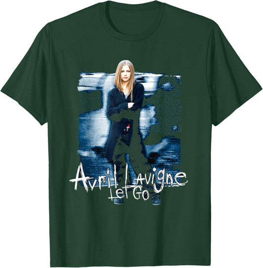 Avril Lavigne Official Let Go - Black, -Adults, Small, Short Sleeve, Classic Fit, Cotton, Polyester T-Shirt - T-Shirt | Forest