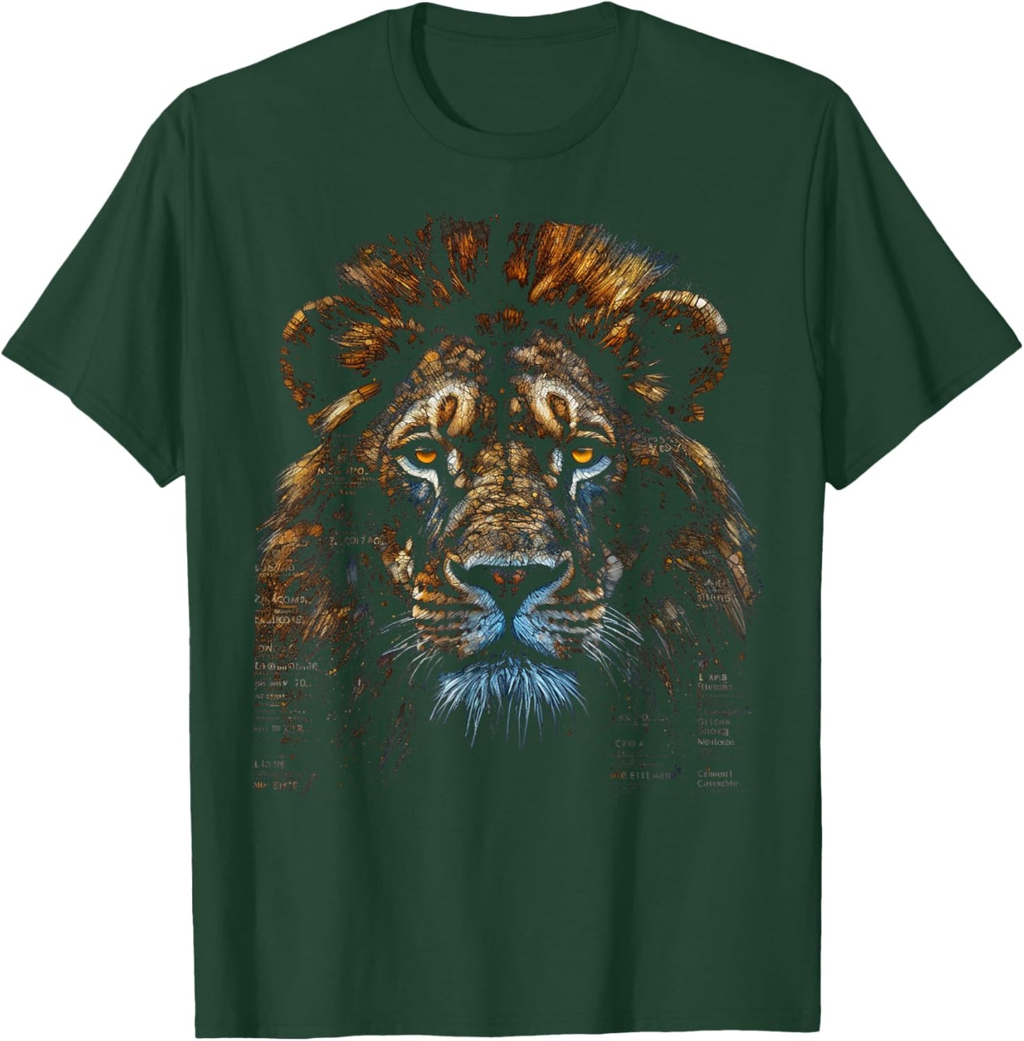 Löwe Fantasy Art - Tier Löwe T-Shirt - T-Shirt | Forest
