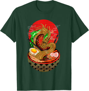 Kawaii Ramen Funny Japanese Asian Noodles Dragon T-Shirt - T-Shirt | Forest