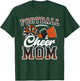Loud Proud Football & Cheer Mom Cheerleader Mom Mama Orange T-Shirt - T-Shirt | Forest