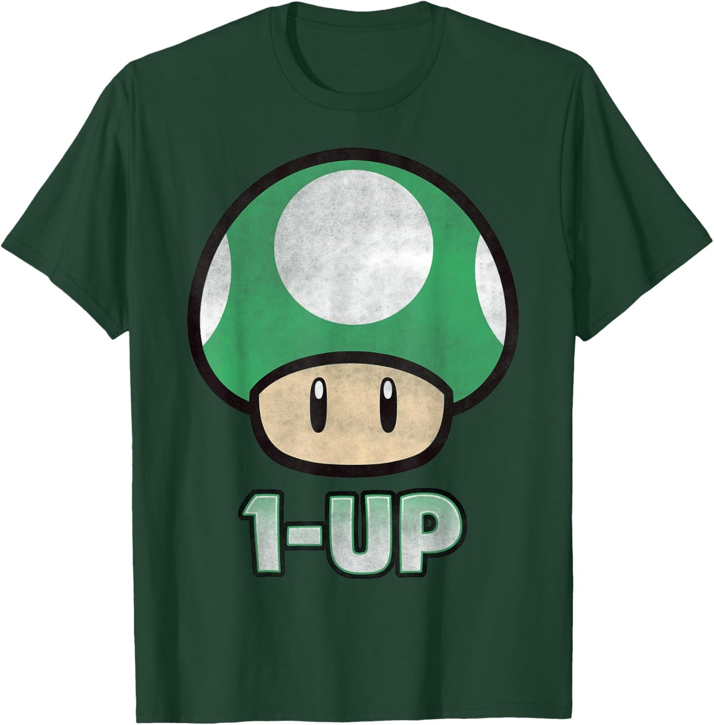 Super Mario 1-Up Mushroom T-Shirt - T-Shirt | Forest