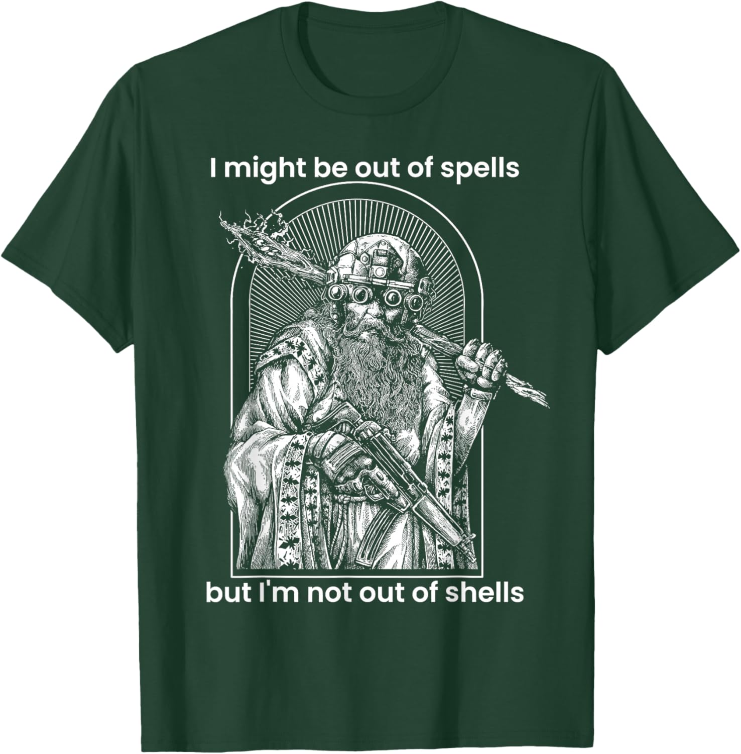 I Might Be Out Of Spells But I'm Not Out Of Shells T-Shirt - T-Shirt | Forest