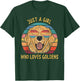 Girl Loves Golden Retrievers Dog Gifts T-Shirt - T-Shirt | Forest
