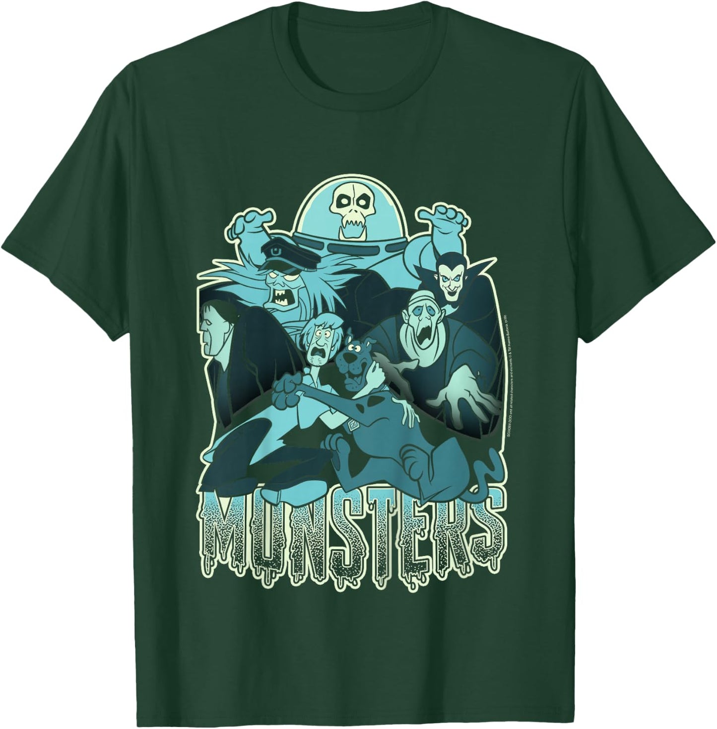 Kids Scooby-Doo Shaggy And Scooby Monsters Group Shot T-Shirt - T-Shirt | Forest