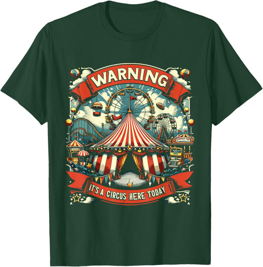 Circus Staff Carnival Crew Party T-Shirt - T-Shirt | Forest