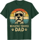 Vintage Wheaten Terrier Dad Dog Lovers Father's Day T-Shirt - T-Shirt | Forest
