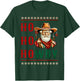 Ho Ho Howdy Ugly Christmas Sweater Style Cowboy Santa T-Shirt - T-Shirt | Forest