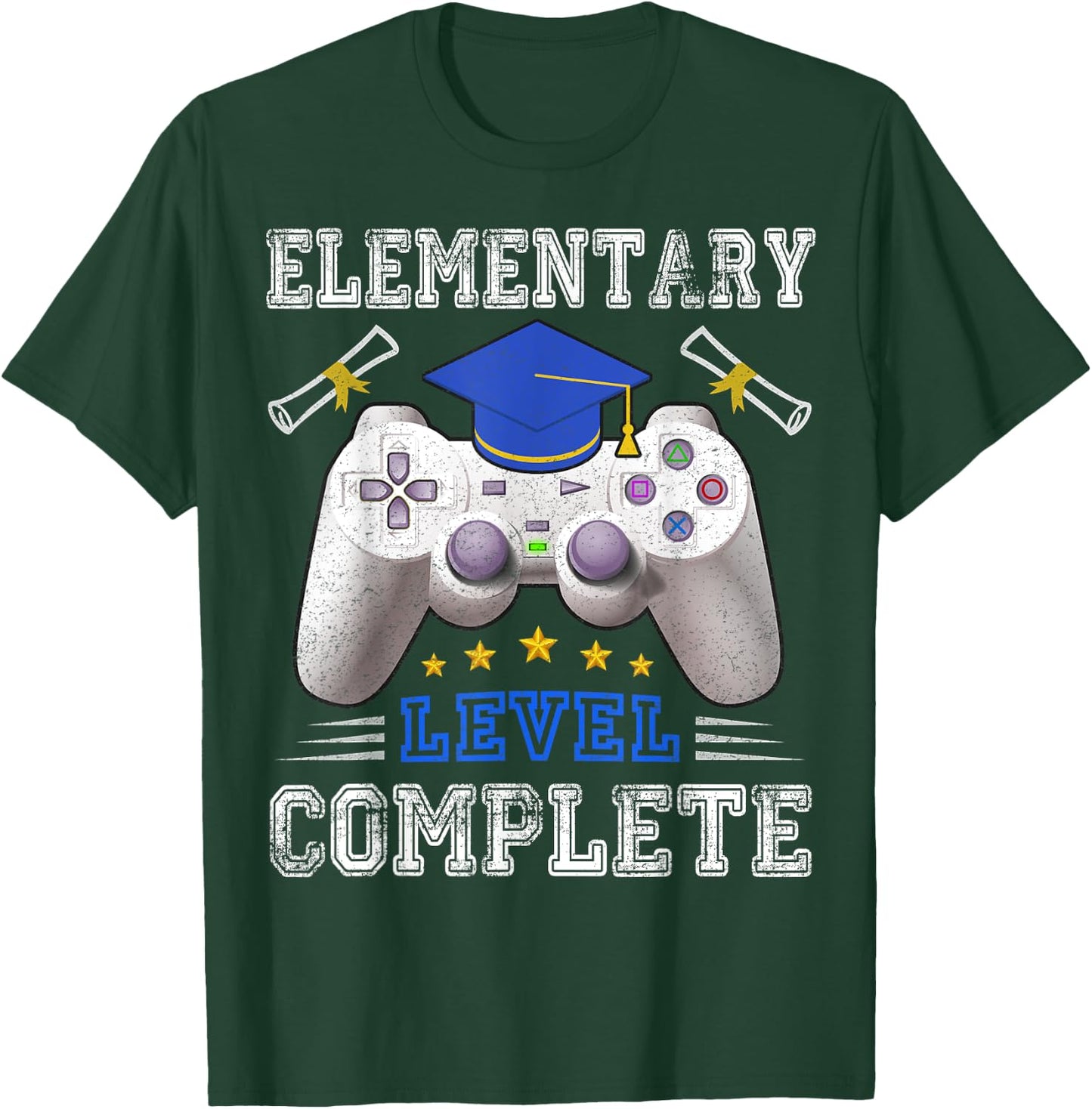 Elementary Level Complete Class Of 2025 Graduation T-Shirt - T-Shirt | Forest
