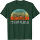 Russian Bear Russian Language Retro Style Hiking T-Shirt - T-Shirt | Forest