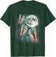 Three Gators Howl At Moon | Magical Animal Wild 3 Crocodile T-Shirt - T-Shirt | Forest