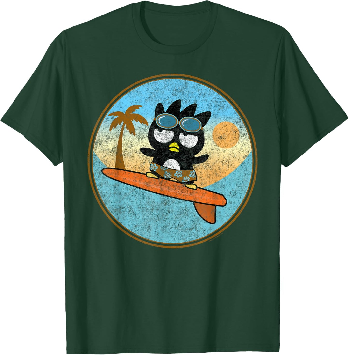 Badtz-Maru Surfing T-Shirt - T-Shirt | Forest