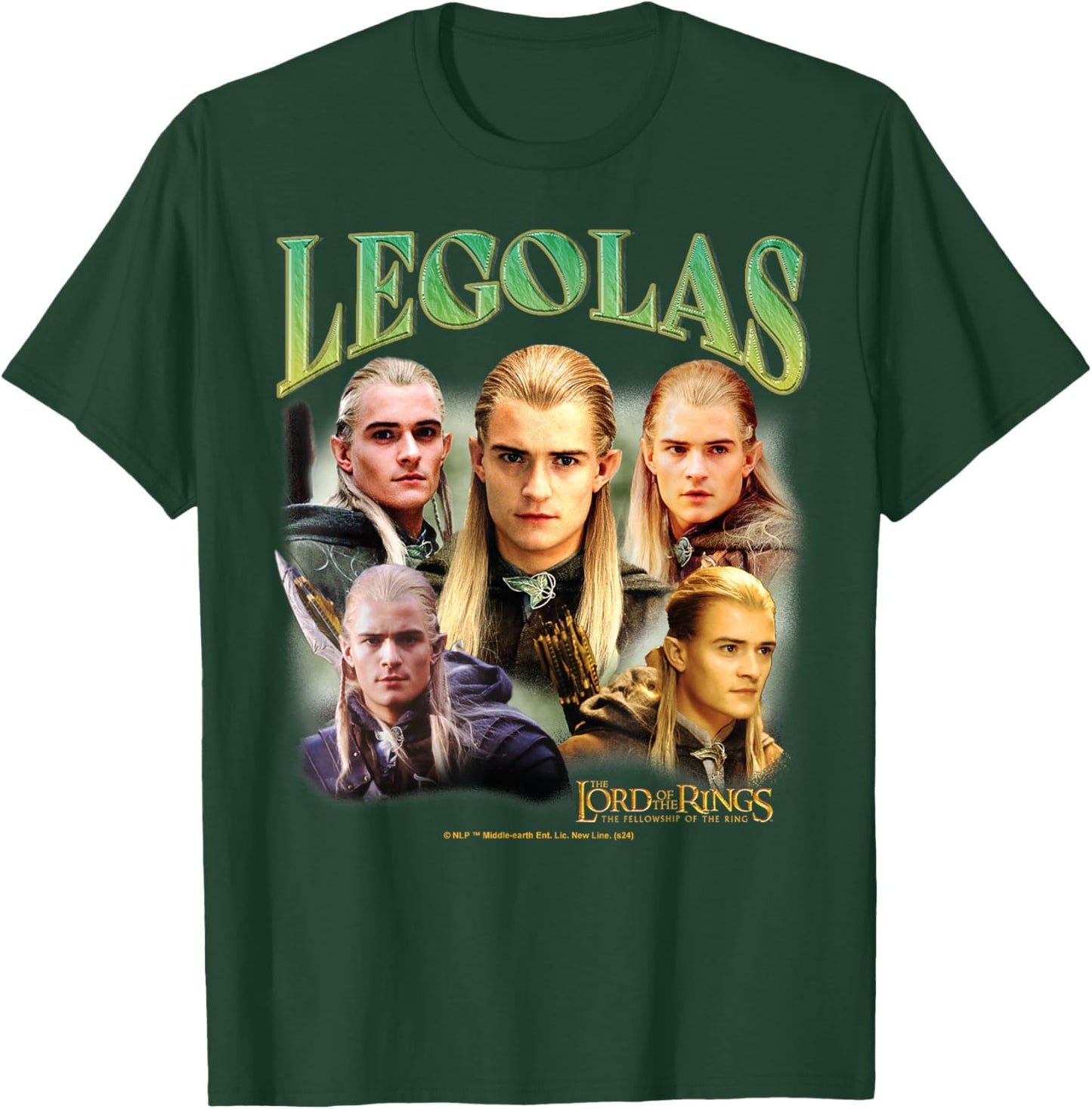 The Lord of The Rings - Fellowship of The Ring Legolas Elf T-Shirt - T-Shirt | Forest