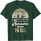 Awesome Since 1985 Birthday 40 Years Mountains T-Shirt - T-Shirt | Forest