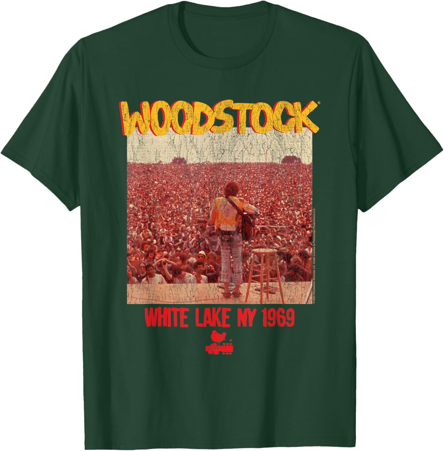 Woodstock White Lake NY 1969 T-Shirt - T-Shirt | Forest