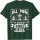All men are created equal Kings are born in March birthday T-Shirt - T-Shirt | Forest