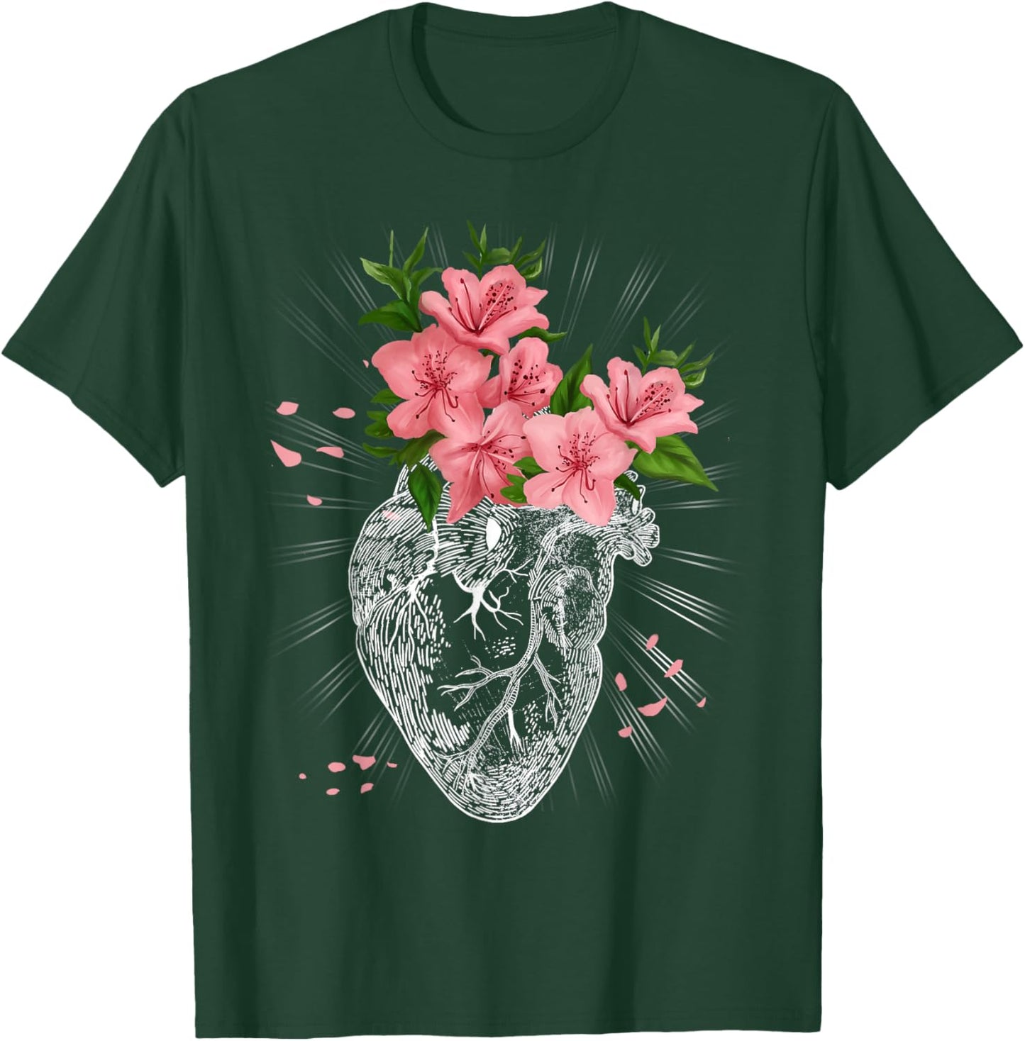 Pastel Goth Gift Cardiologist Human Heart Anatomical Emo T-Shirt - T-Shirt | Forest