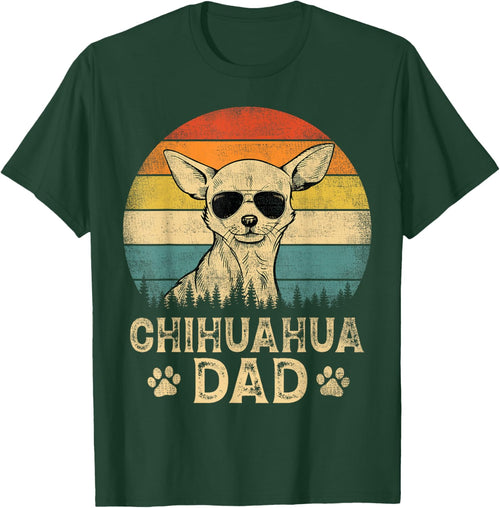 Vintage Chihuahua Dad Dog Lovers Father's Day