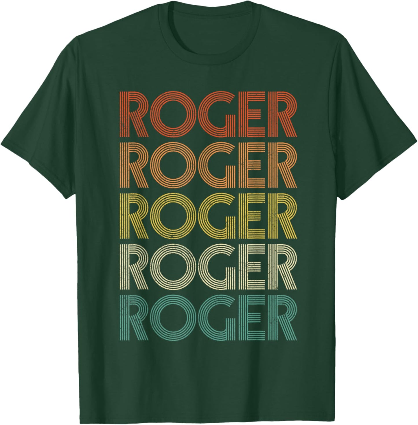 Roger Retro Vintage T-Shirt - T-Shirt | Forest