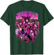Game Character Juri Han Collage Style 90's Vintage T-Shirt - T-Shirt | Forest