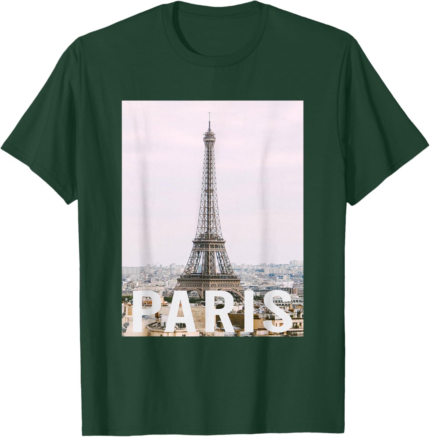 Paris - Eiffel Tower - Aesthetic Design - Classic T-Shirt - T-Shirt | Forest
