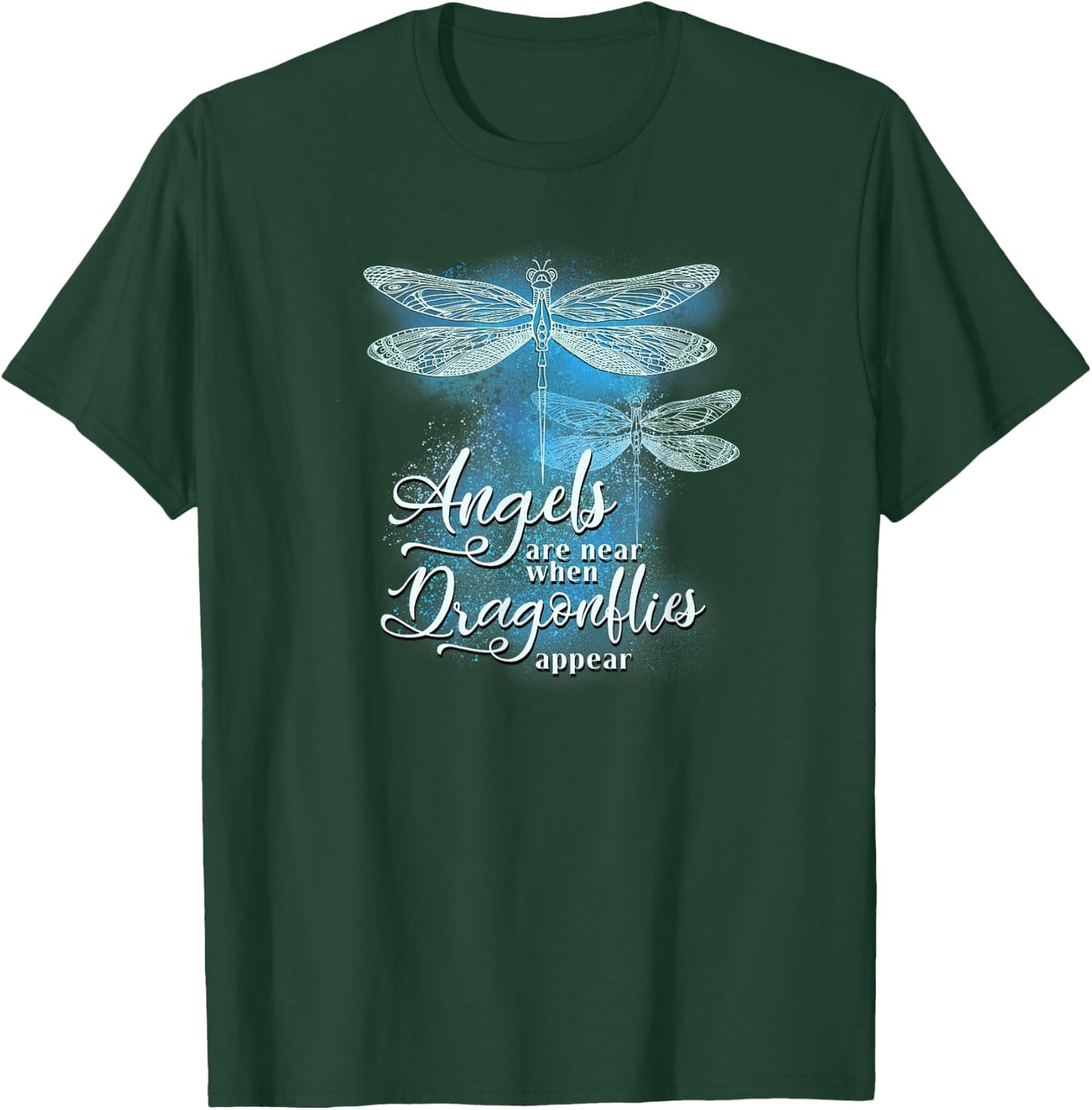 Dragonfly Gifts Dragonflies Clothes Hippie Gift Wings T-Shirt - T-Shirt | Forest